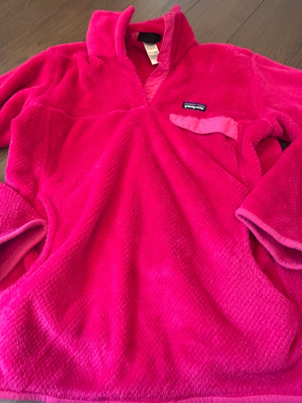 Patagonia Women’s Fleece Pullover Size Medium in Pink - C16-030 - Picture 5 of 8